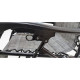 Шезлонг лежак Bonro SP-167A сірий з дашком