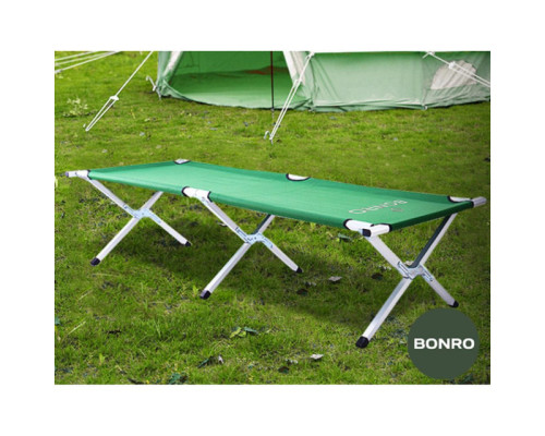 Ліжко розкладне туристичне Bonro B-2010 зелене
