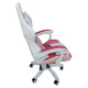 Крісло геймерське Bonro Lady 807 рожево-біле