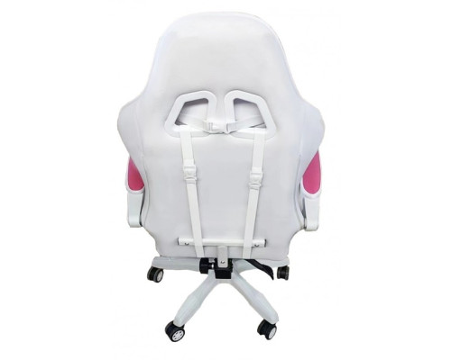 Крісло геймерське Bonro Lady 807 рожево-біле