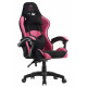 Крісло геймерське Bonro Lady 806 чорно-рожеве