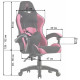 Крісло геймерське Bonro Lady 806 чорно-рожеве