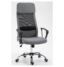 Крісло офісне на колесах Bonro BN-002-2 сіре