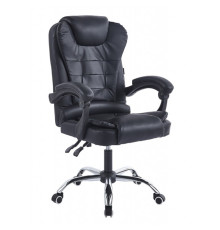 Крісло офісне на колесах Bonro BN-6070 чорне