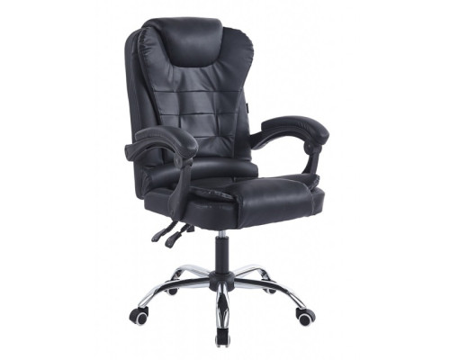 Крісло офісне на колесах Bonro BN-6070 чорне