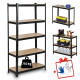 Стелаж металевий 150х70х30см Siker GoodTool P7030 чорний 5 полиць