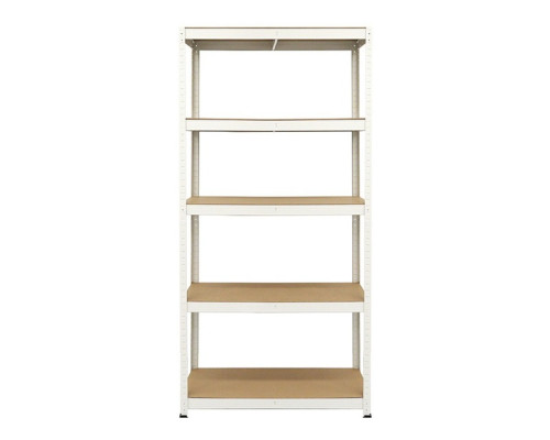 Стелаж металевий 180x90x40 Siker GoodTool P9040 білий 5 полиць