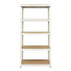 Стелаж металевий 180x90x40 Siker GoodTool P9040 білий 5 полиць