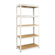 Стелаж металевий 180x90x40 Siker GoodTool P9040 білий 5 полиць