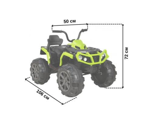 Дитячий електроквадроцикл Spoko HM-1288 зелений