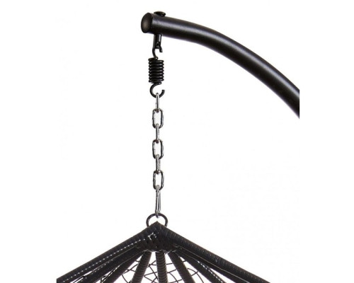 Підвісне крісло-гойдалка кокон Bonro 329 L (чорно-сіре)