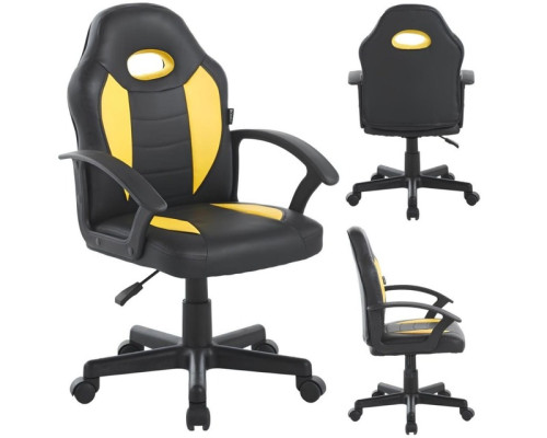 Крісло офісне геймерське Bonro B-043 жовте
