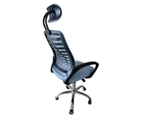 Крісло офісне Bonro B-6200 сіре