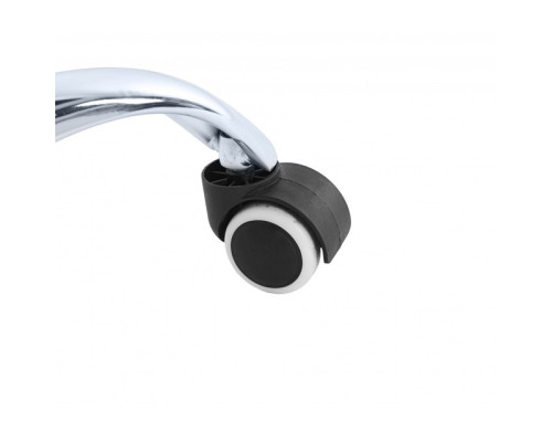 Крісло офісне на колесах Bonro BN-6071 чорне з підставкою для ніг