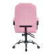 Крісло офісне на колесах Bonro BN-6070 рожеве