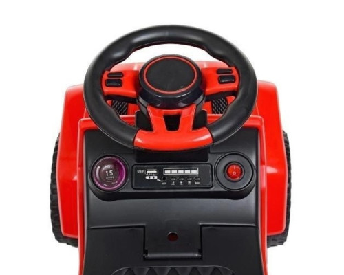 Каталка-толокар Spoko SP-219 2в1 з батьківською ручкою червоний