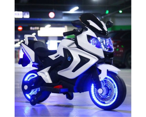 Дитячий електромотоцикл SPOKO SP-1600 білий