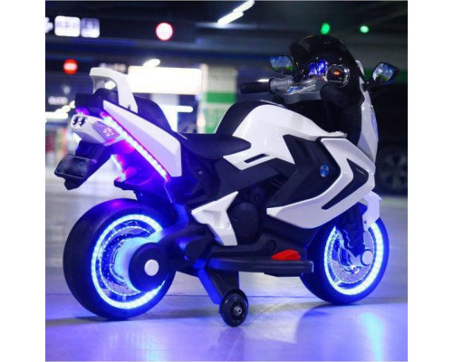 Дитячий електромотоцикл SPOKO SP-1600 білий
