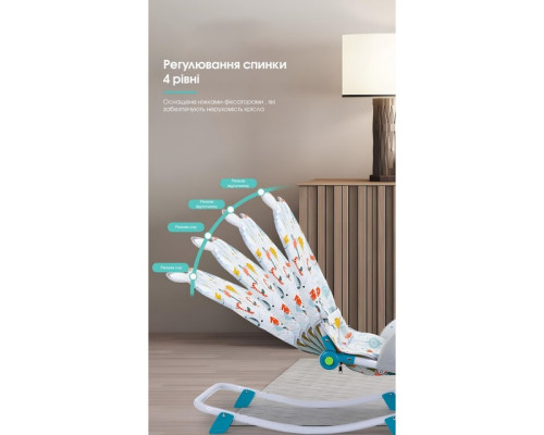 Дитячий стілець шезлонг-гойдалка для годування SPOKO SP-818