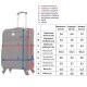 Валіза Bonro Tourist 4 колеса (велика) вишнева