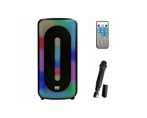 Портативна Bluetooth-колонка з радіо та мікрофоном Bass Polska BH15945
