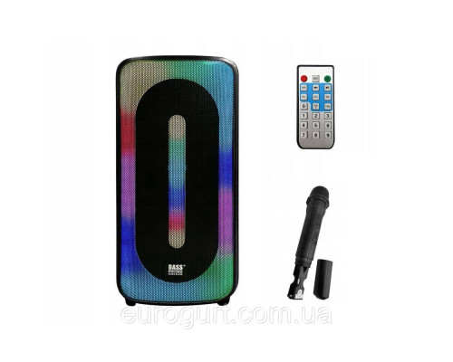 Портативна Bluetooth-колонка з радіо та мікрофоном Bass Polska BH15945
