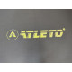 Батут з сіткою та драбинкою 252 см Atleto Black + подарунок м'ячик