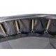 Батут з сіткою та драбинкою 312 см Atleto Black + подарунок м'ячик