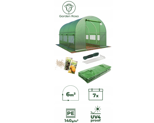 Парник теплиця Kontrast 6м2 (300х200х200см) Польща