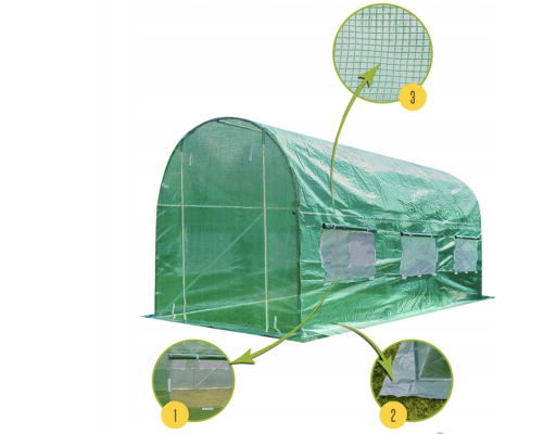 Парник теплиця 9м2 Funfit Garden (450х200х200см) Польща