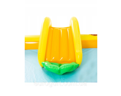 Садовий надувний басейн для дітей з гіркою 214x167см SunClub JL51223