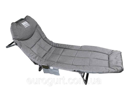 Розкладне туристичне ліжко з регулюванням спинки 200х64х30 см Bass Polska BH 31005