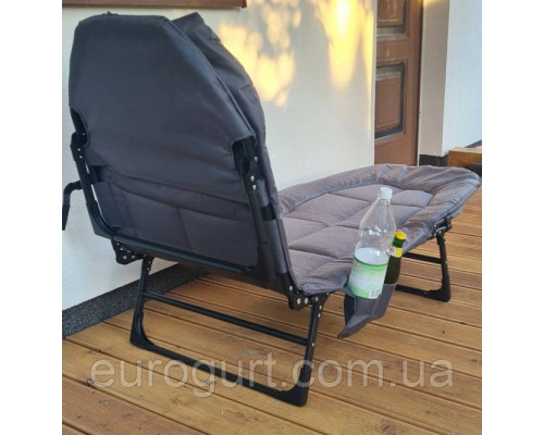 Розкладне туристичне ліжко з регулюванням спинки 200х64х30 см Bass Polska BH 31005