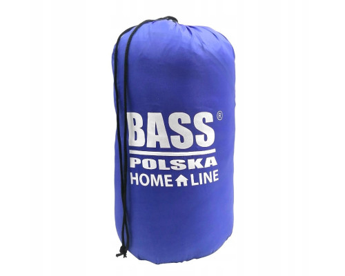 Спальний мішок з капюшоном,туристична ковдра 2 в 1 Bass Polska BH 41997 синій