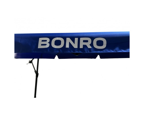Парасоля садова з нахилом синя Bonro B-7218 3м 6 спиць
