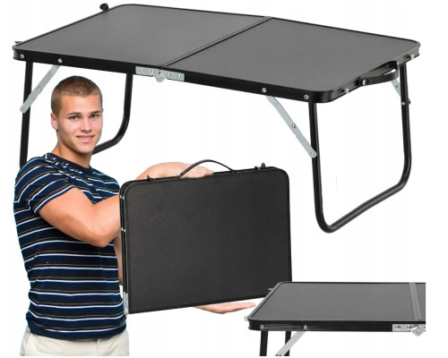 Складаний туристичний стіл 60x40x26,5 см GardenLine OXE3248 для пікніка, риболовлі, дачі, саду