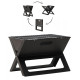 Складаний вугільний гриль, мангал Garden Line BBQ4858 Чорний