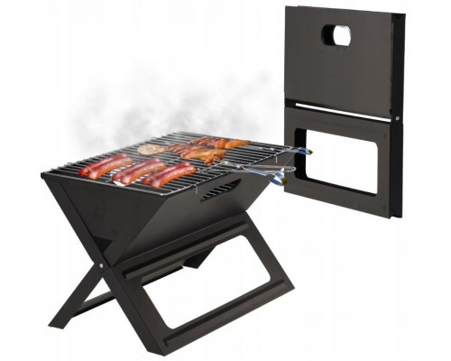 Складаний вугільний гриль, мангал Garden Line BBQ4858 Чорний