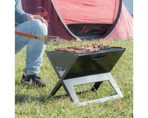 Складаний вугільний гриль, мангал Garden Line BBQ4858 Чорний