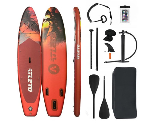 SUP-дошка надувна для плавання Atleto 350 см Miame + сидіння