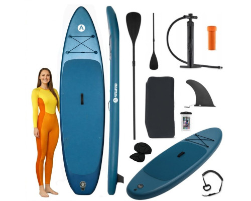 SUP-дошка надувна для плавання Atleto 350 см лагуна + сидіння
