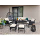 Комплект садових меблів Garden Line VADUZ Чорний SAD9583
