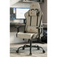 Геймерське крісло з підставкою для ніг Bonro 1002G біле