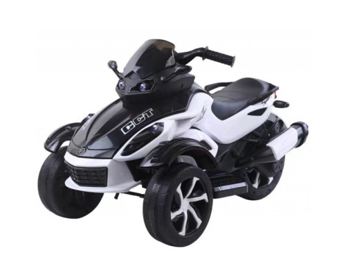 Дитячий електромотоцикл трицикл Spoko SP-610 білий