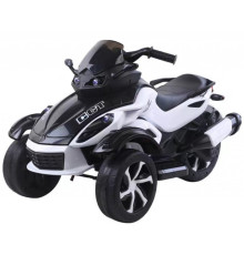 Дитячий електромотоцикл трицикл Spoko SP-610 білий