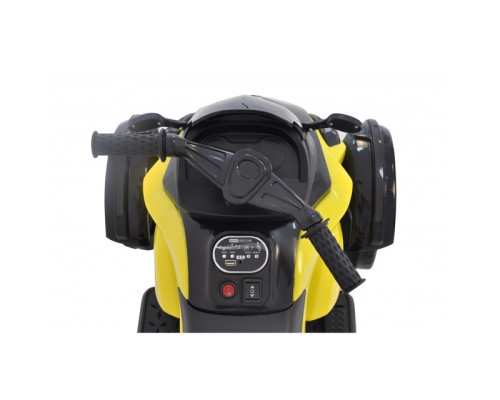 Дитячий електромотоцикл трицикл Spoko SP-610 жовтий