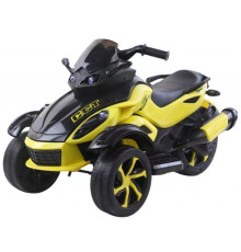 Дитячий електромотоцикл трицикл Spoko SP-610 жовтий