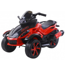 Дитячий електромотоцикл трицикл Spoko SP-610 червоний