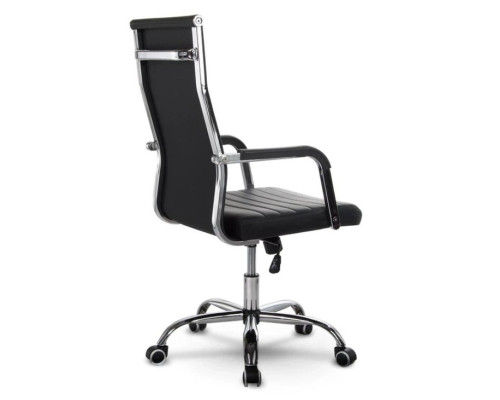 Крісло офісне на колесах Bonro B-014 чорне