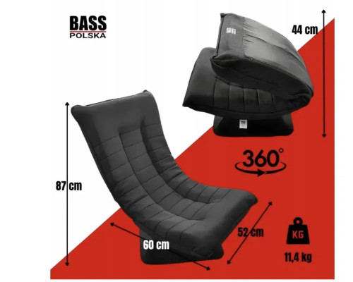 Обертальне відкидне крісло BASS POLSKA